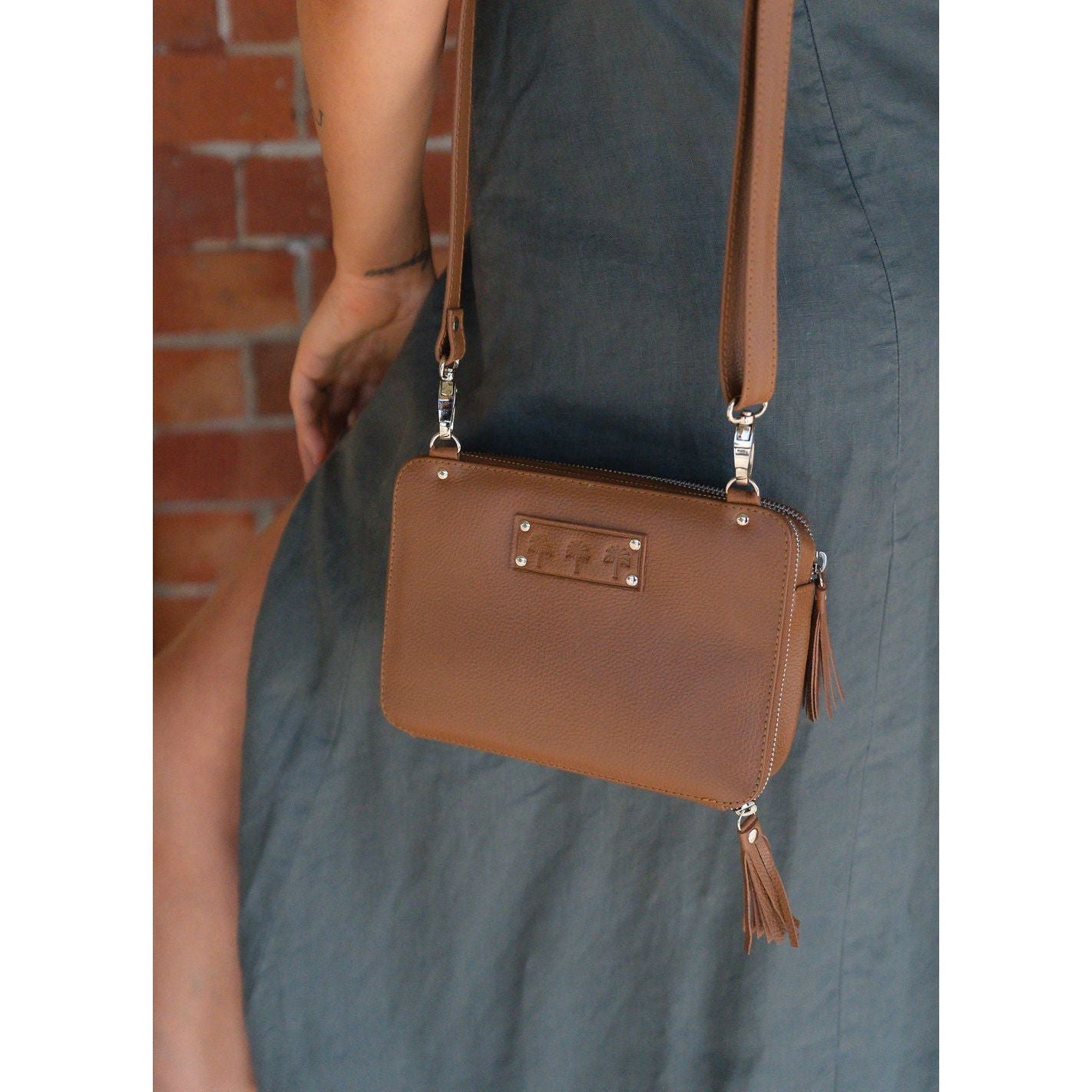 Tan Crossbody Bag